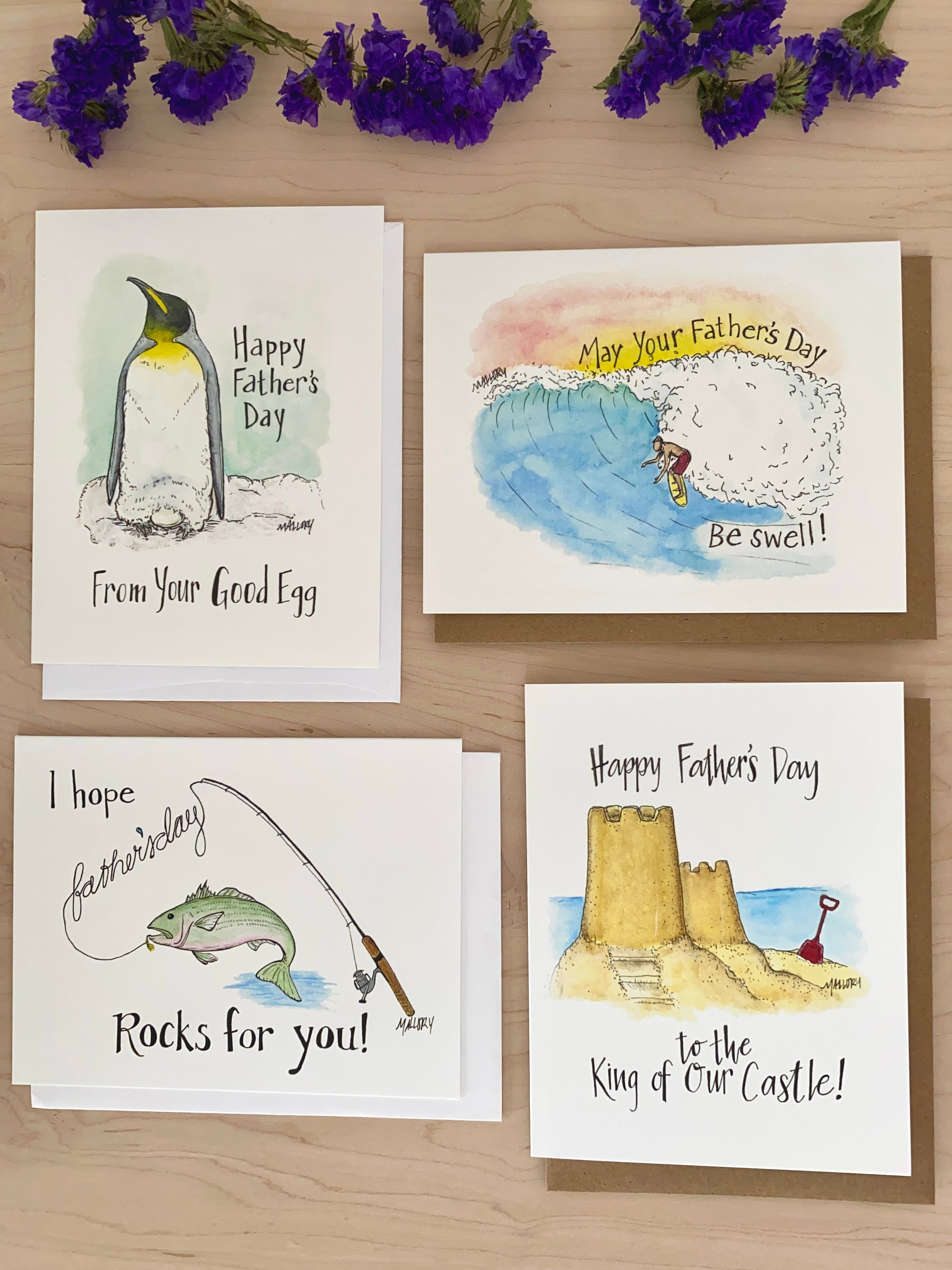 Happy Father's Day. Fine Art Postcards